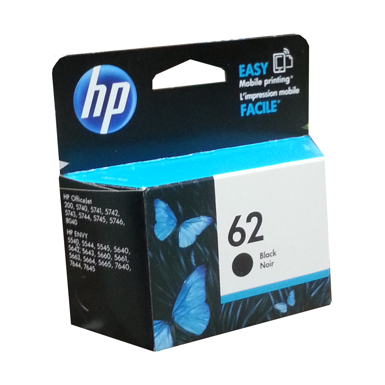 C2P04AN#140 HP #62 Black Original Ink Cartridge HP 62