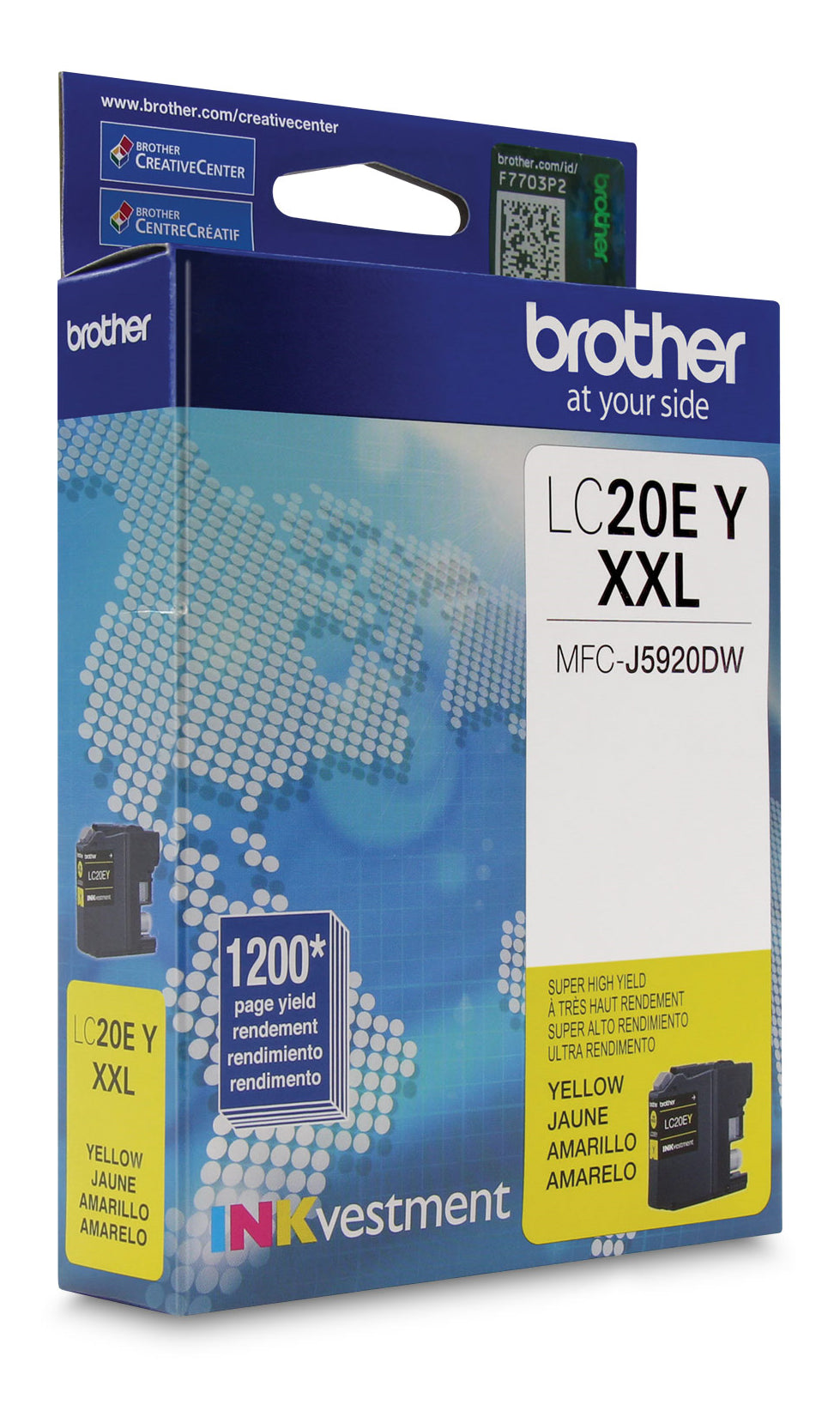 LC20EYS Brother Yellow Original Ink Cartridge