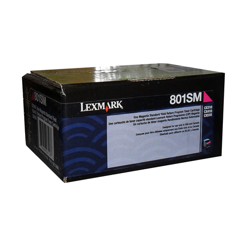 80C1SM0 Lexmark 801SM CX3/4/510 Magenta Standard Yield RETUR