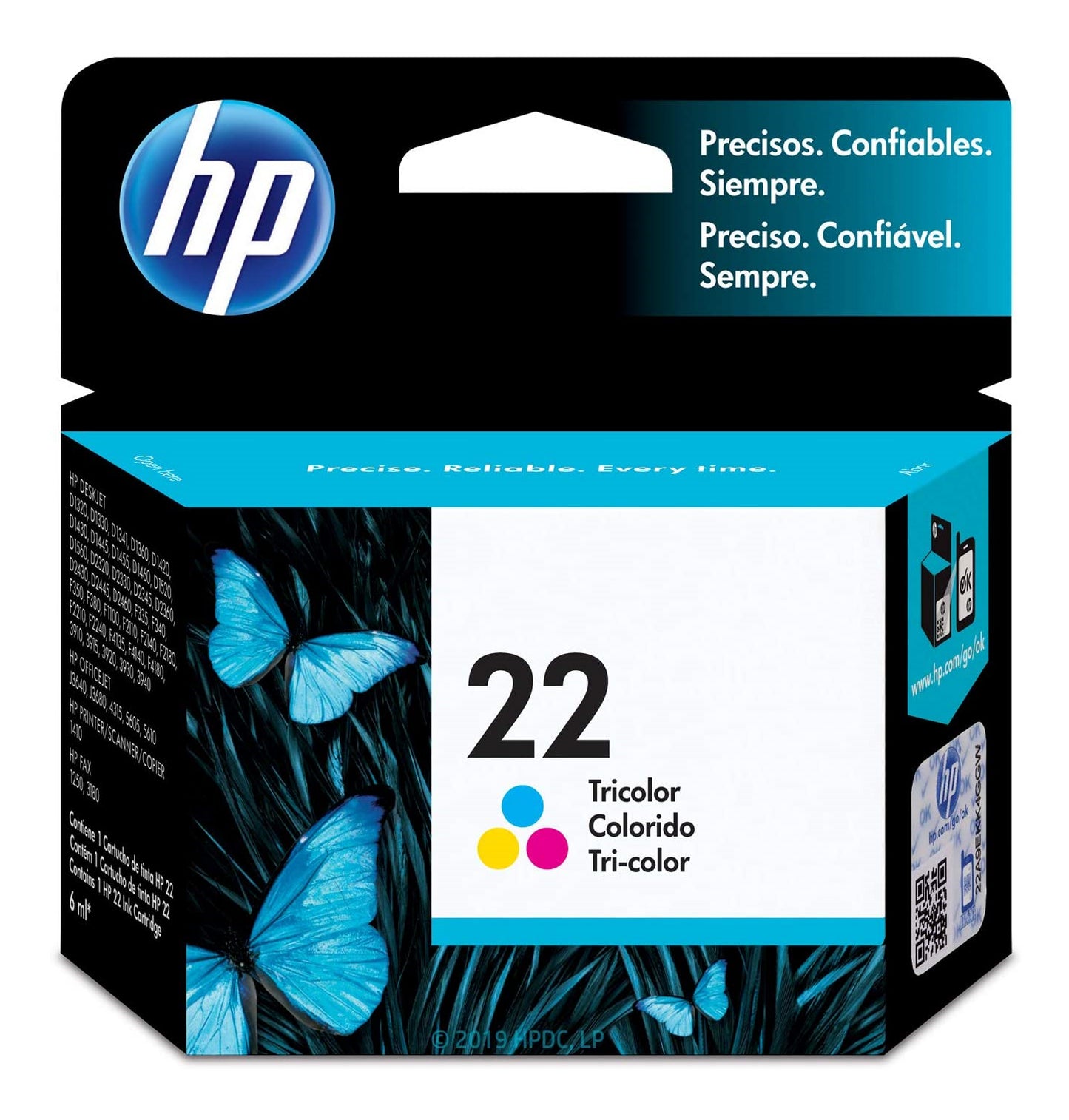 C9352AN#140 HP #22 TRIColor Print Cartridge