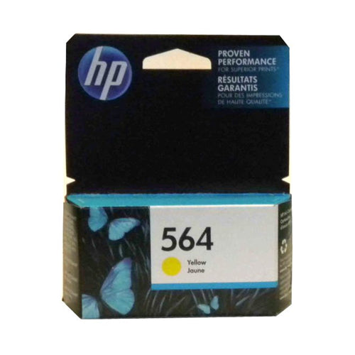 CB320WN#140 HP #564 Yellow Original Ink Cartridge SENSORMATIC