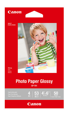 1433C002 Canon GP-701 4x6 Photo Paper Glossy - Everyday Photo Printing Quality