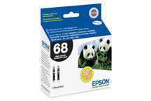 T068120D2 Epson Black High Capacity  Original Ink Cartridge Twin pack