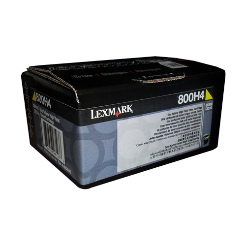 80C0H40 Lexmark 800H4 CX410/510 Yellow High Yield Toner Cartridge