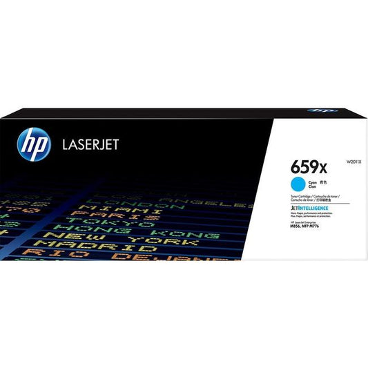 W2011X HP 659 Cartouche de toner cyan authentique