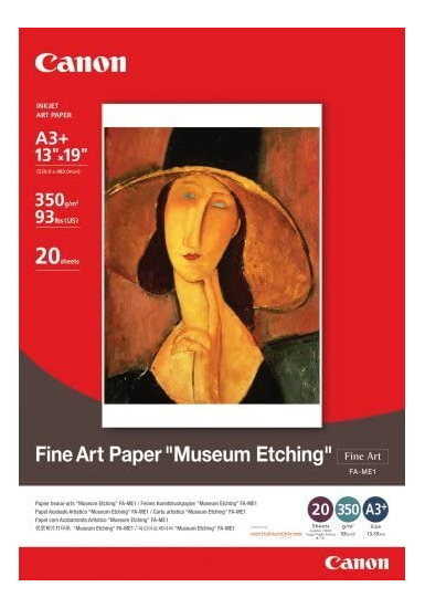 1262B007 Canon FA-ME1 Fine Art Paper Museum Etching 13" x 19" (A3+)