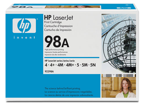 92298A HP #98A Black Original Toner Cartridge