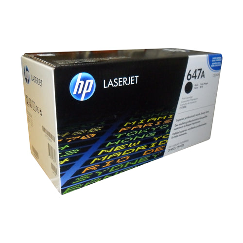 CE260A HP #647A  Cartouche de toner HP LaserJet noir d’origine