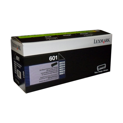60F1000 Lexmark #601 Black Return Progam Cartridge