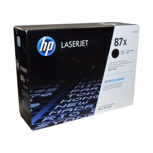 CF287X HP #87X  cartouche toner noire version à haut rendement produit authentique