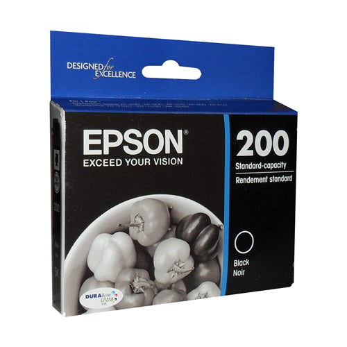 T200120S ** Epson 200 Durabrite Ultra Black Original Ink Cartridge