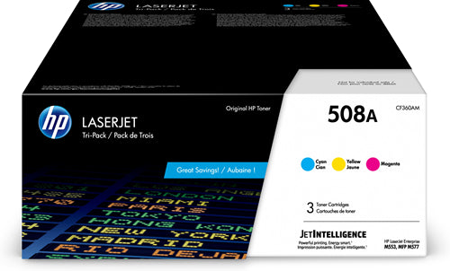 CF360AM HP 508A CYM Original Toner Cartridges