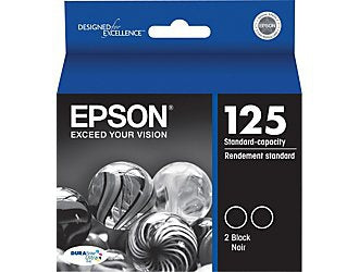 T125120D2 Epson 125 Black Original Ink Cartridge