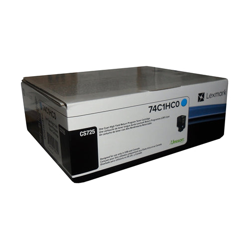 74C1HC0 Lexmark CS725 Cyan HIIGH Yield Toner