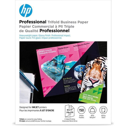 4WN12A HP Ink Jet Glossy Paper 8.5 X11 150 Sheets 180G