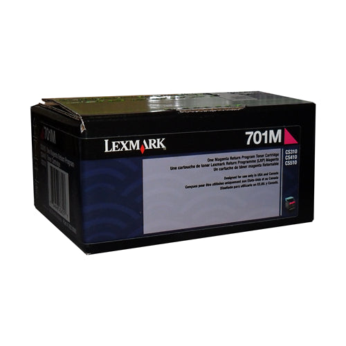 70C10M0 Lexmark 701M Magenta Return Progam Toner Cartridge