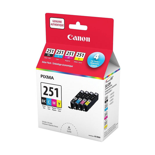 6513B009 Canon CLI-251 BCMY VALPK Original Ink Cartridge