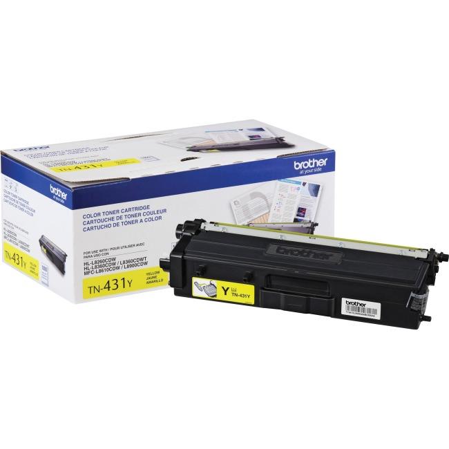 TN431Y Brother Yellow Original Toner Cartridge