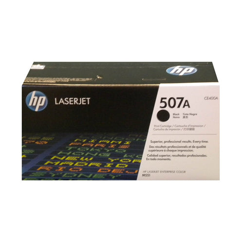 CE400A HP #507A Black Original Toner Cartridge