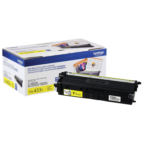 TN433Y Brother Yellow Original Toner Cartridge