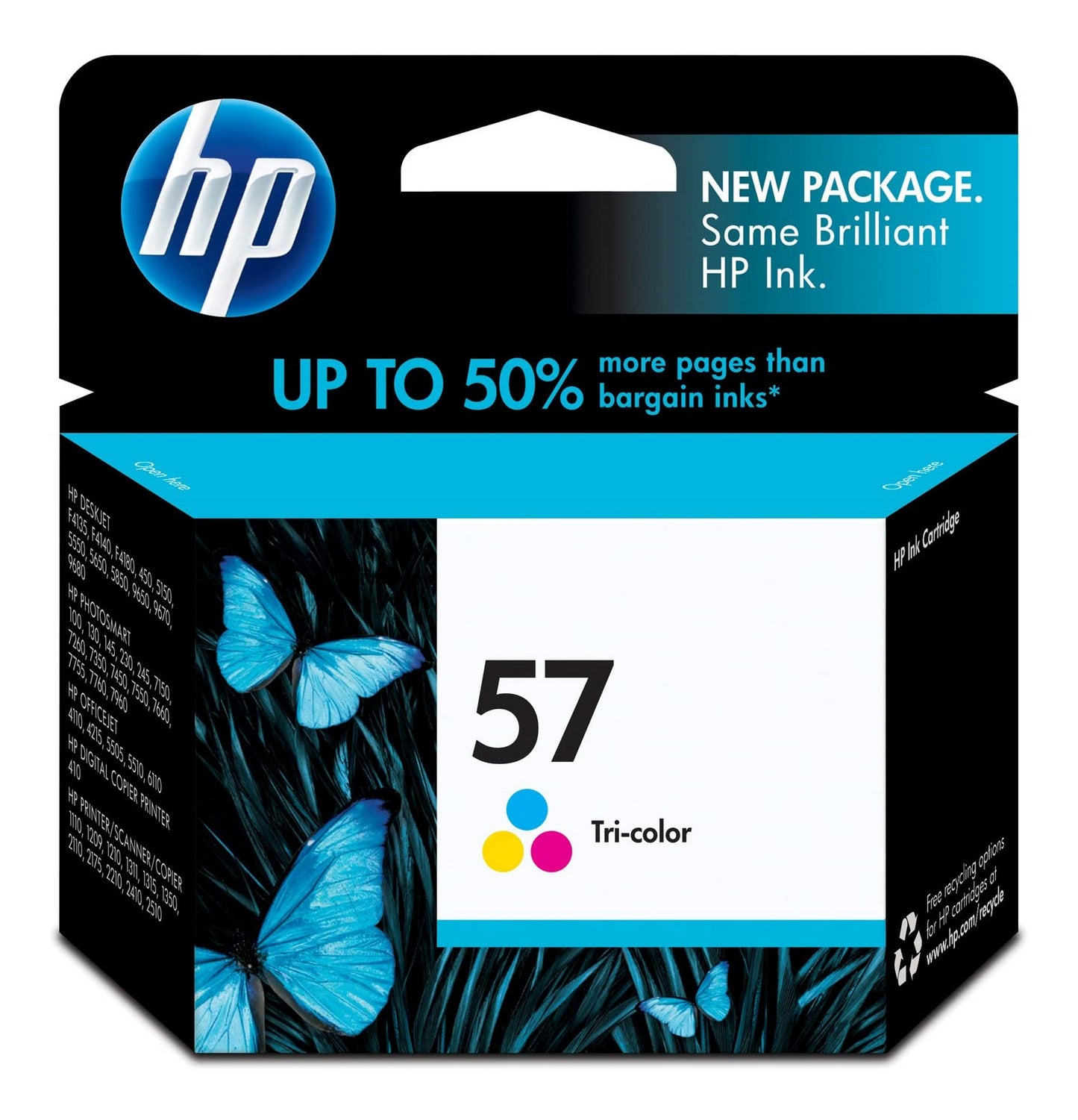 C6657AN#140 HP #57 TRIColor InkJET Print Cartridge