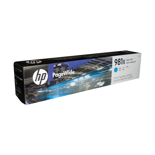L0R09A HP #981X Cyan High Yield Original Ink Cartridge