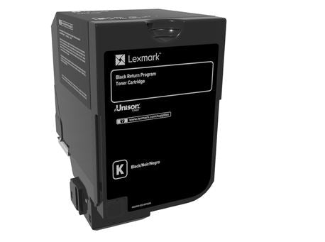 74C10K0 Lexmark CS720 CS725 CX725 Black RET PROG Toner 3K