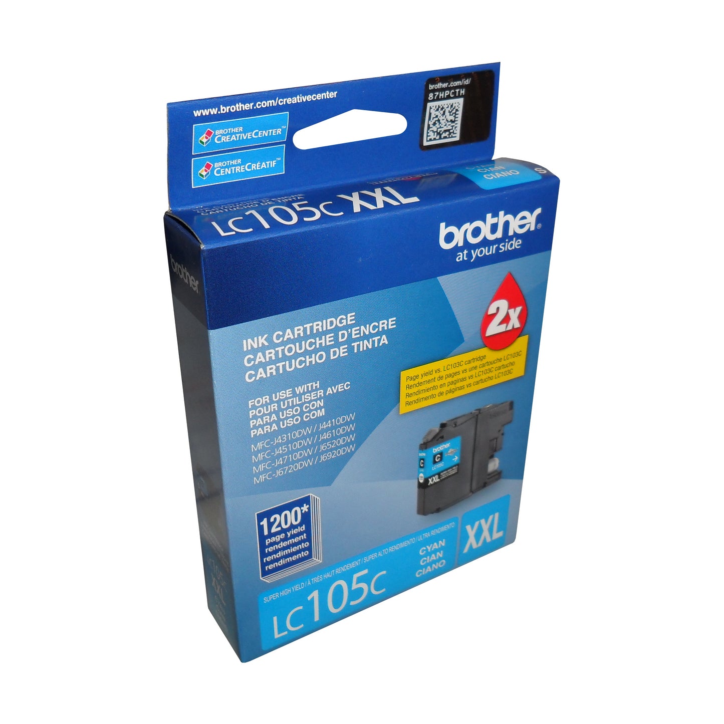 LC105CS Brother Cyan Super HY Original Ink Cartridge