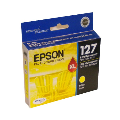 T127420S Epson 127  Extra HighCAP. Yellow Original Ink Cartridge