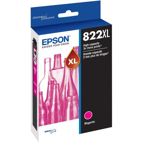 T822XL320 Epson 822XL High Capacity Cyan Original Ink Cartridge
