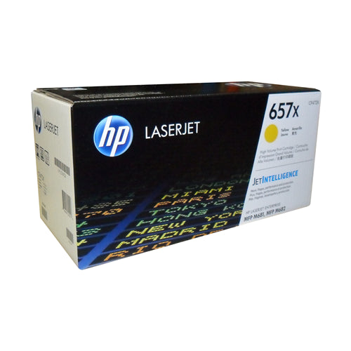 CF472X HP #657X cartouche toner jaune produit authentique