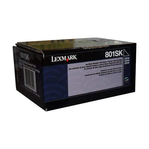 80C1SK0 Lexmark 801SK CX3/4/510 Black Standard Yield Return