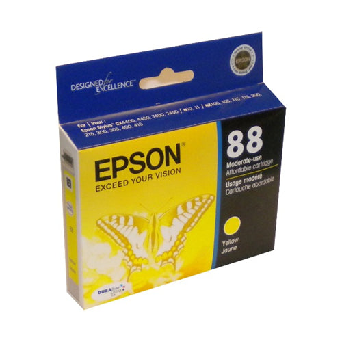 T088420 Epson 88 Durabrite YELLOW Cartridge