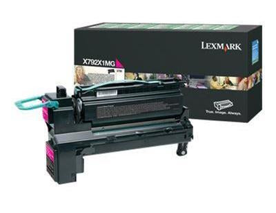 X792X1MG Lexmark X792 Magenta Extra High Yield Return Progam
