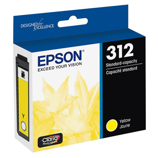 T312420S  Epson 312 Yellow Original Ink Cartridge