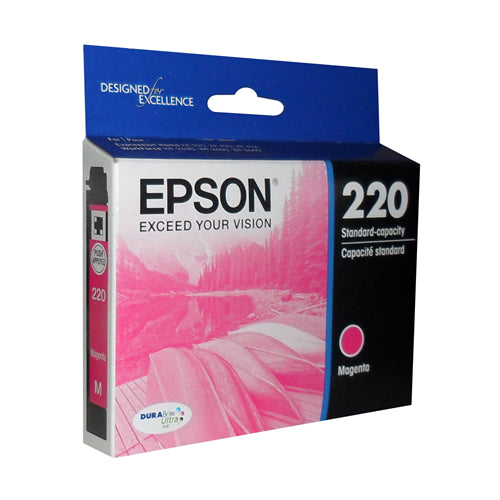 T220320S Epson 220 Durabrite Ultra  Magenta Original Ink Cartridge