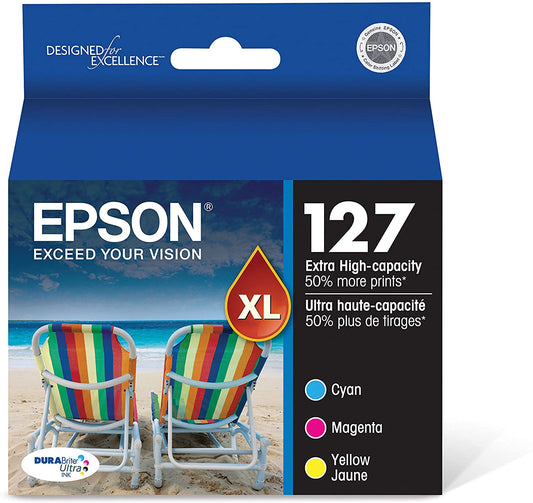 T127520S Epson 127 Extra HighCAP Color Original Ink Cartridge