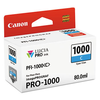 0547C002 Canon PFI-1000 Cyan Original Ink Tank