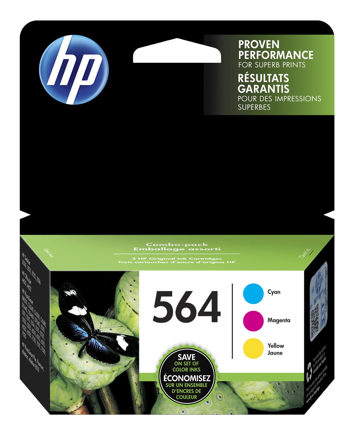 N9H57FN#140 HP #564 Retail Combo Pack