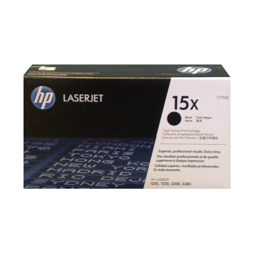 C7115X HP #15X Black Original Toner Cartridge High Capacity