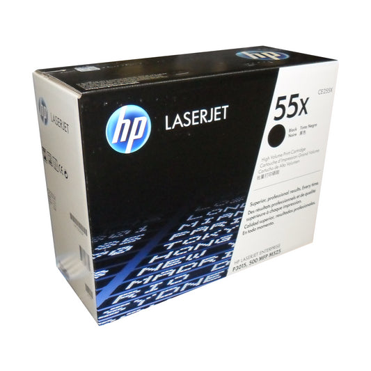 CE255X HP #55X  Cartocuhe de toner noir à haut rendement d'origine