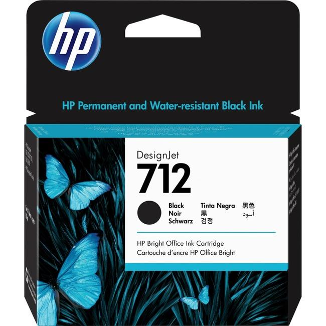 3ED71A Cartouche d'encre noire HP 712 80 ml