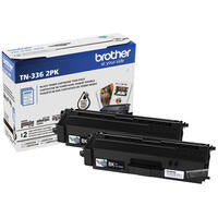 TN3362PK Brother Cartouche de toner noir authentique à haut rendement, paquet de 2