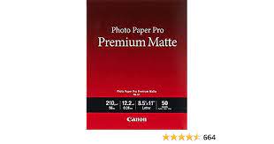 8657B016 Papier photo Canon PM-101 17x22 Pro Premium Mat - Format Extra Large Professionnel (20 feuilles)