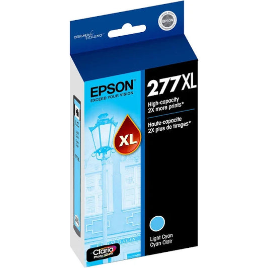 T277XL520 Epson 277 Claria Photo HD XL Light Cyan Original Ink Cartridge
