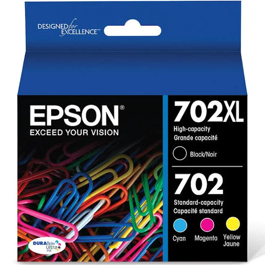 T702XL-BCS Epson T702 HC  Black and Color Original Ink Cartridge