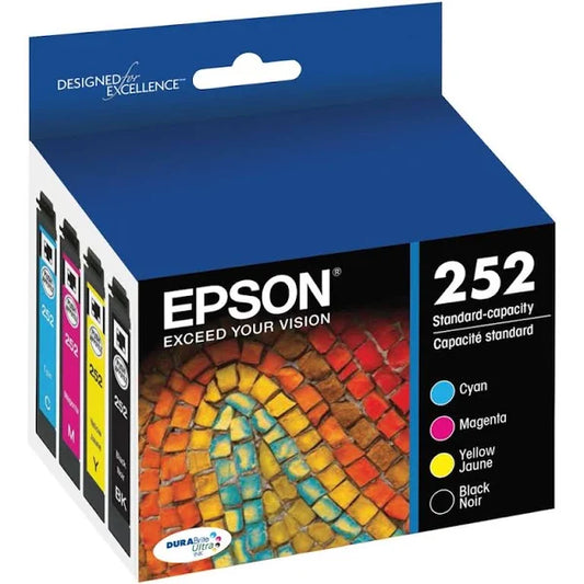 T252120BCS Epson 252 Durabrite Ultra Black & Color Combo Pack