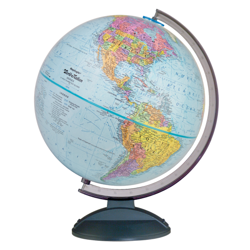 30513 Traveler 12"/30Cm Diameter Blue Ocean Desk Globe (English)