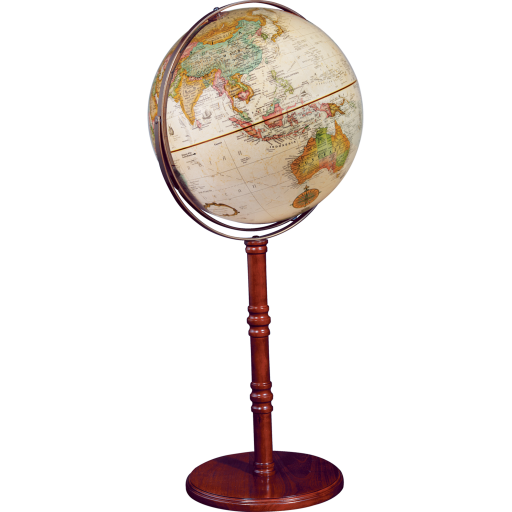22839 Commander Ii 16"/40.5 Cm Diameter Antique Ocean Floor Globe (English)