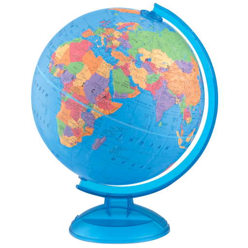 37500 Adventurer 12"/30Cm Diameter Blue Ocean Desk Globe (English)